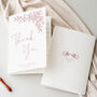 Wedding Thank You Cards Pink Cherry Blossom, thumbnail 1 of 6