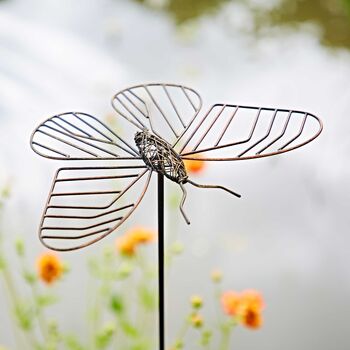 Pepem Metal Butterfly Garden Stake Decoration, 3 of 6