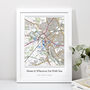 Personalised UK Map New Homeowner Print, thumbnail 1 of 12