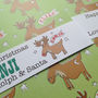 Children's Christmas Personalised Reindeer Notebook, thumbnail 5 of 9