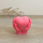 Pink Heart Shape Valentine's Scented Candle Gift, thumbnail 7 of 9
