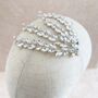 Crystal Leaf Bridal Headpiece, thumbnail 4 of 7