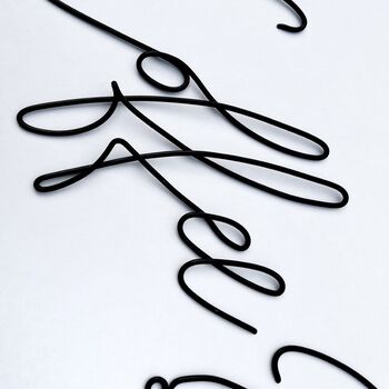 'Coffee?' Wire Sign, 2 of 4
