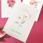 April Birth Flower Card 3D Paper Daisy, thumbnail 2 of 7