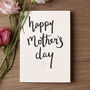 'Happy Mother’s Day' Script Letterpress Card, thumbnail 1 of 3