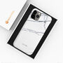 Carrara White Marble Case For iPhone, thumbnail 1 of 4