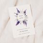 Lavender Floral Wedding Save The Dates, thumbnail 1 of 4