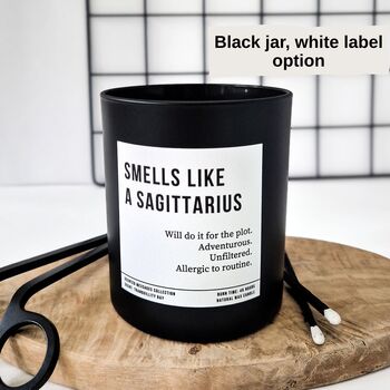 Personalised Pisces Zodiac Candle With Custom Text, 11 of 11