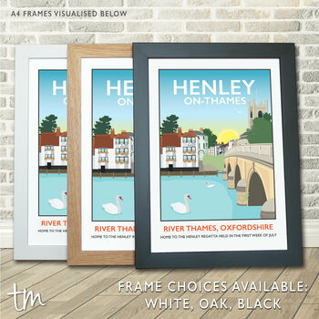 Henley On Thames, River Thames, Oxfordshire Print, 2 of 5