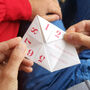 Personalised Valentine Origami Fortune Teller Card, thumbnail 10 of 10