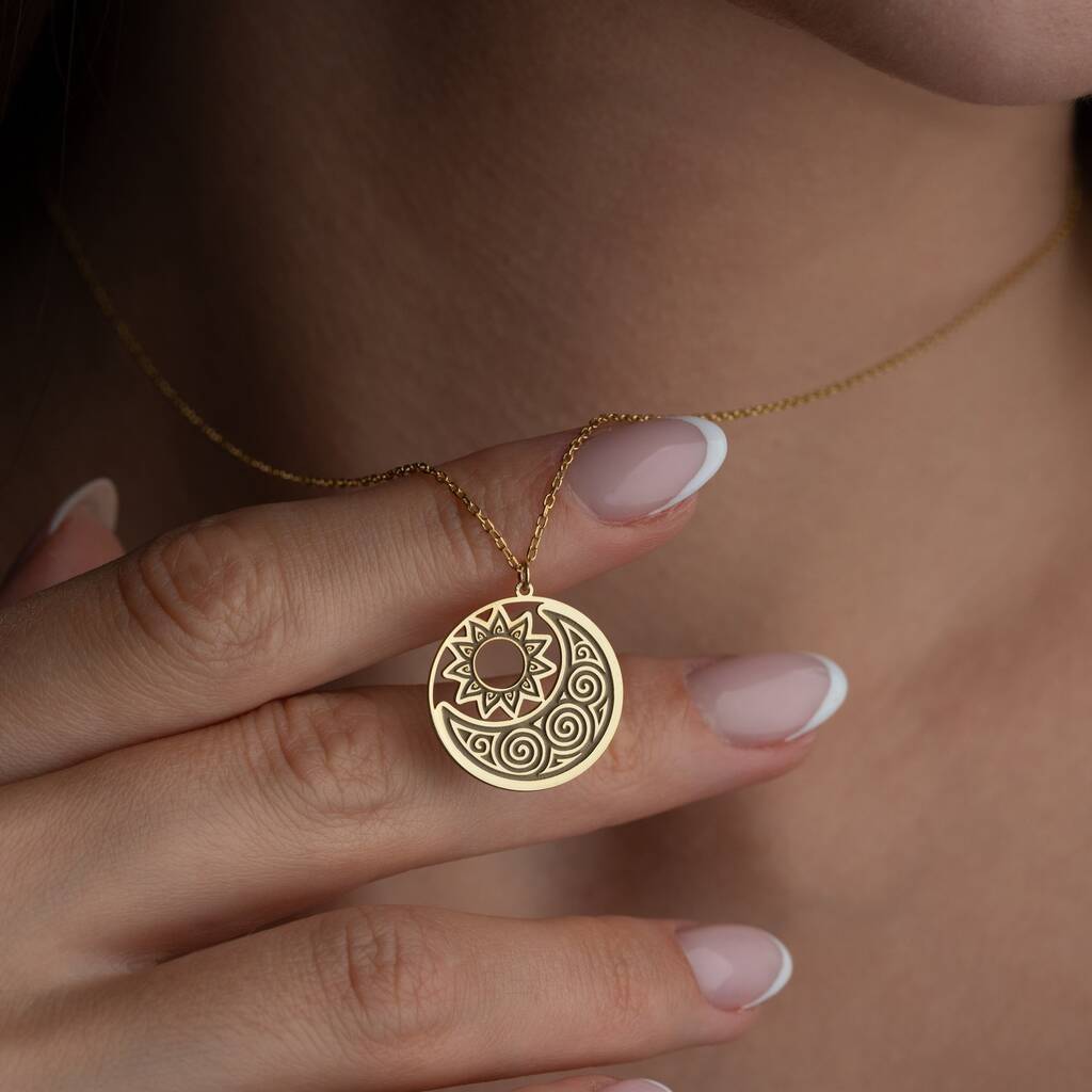 'You Are My Sun And Moon' Necklace, 1 of 10