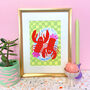 To My Lobster! Personalised Print, thumbnail 2 of 2