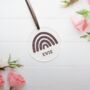 Personalised Rainbow Glitter Acrylic Decoration Gift, thumbnail 1 of 4
