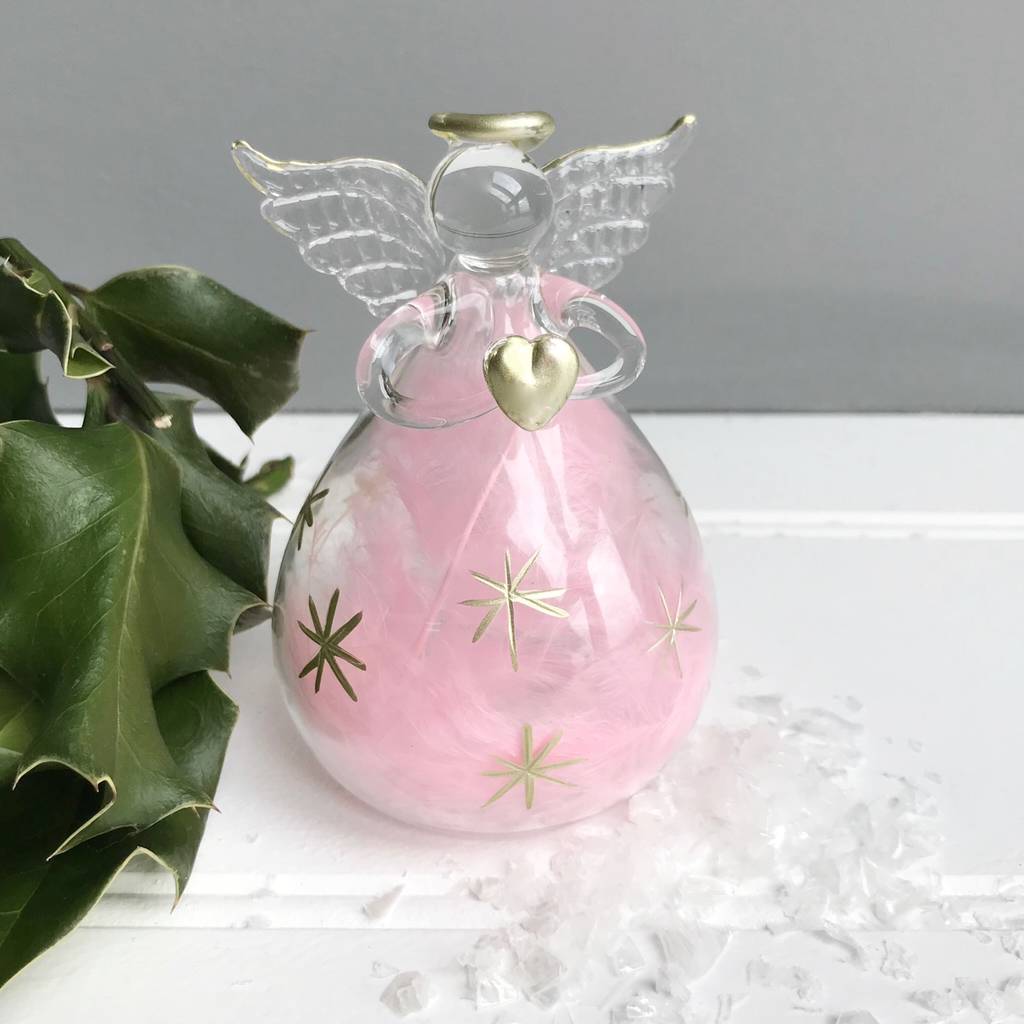 Christmas Glass Light Up Angel By Pink Pineapple Home & Gifts ...