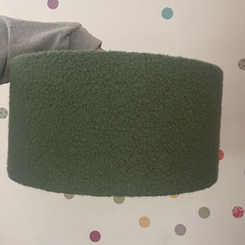 Boucle Fabric Lampshade, 3 of 8