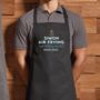 Personalised Air Frying And Talking About It Apron, thumbnail 1 of 5