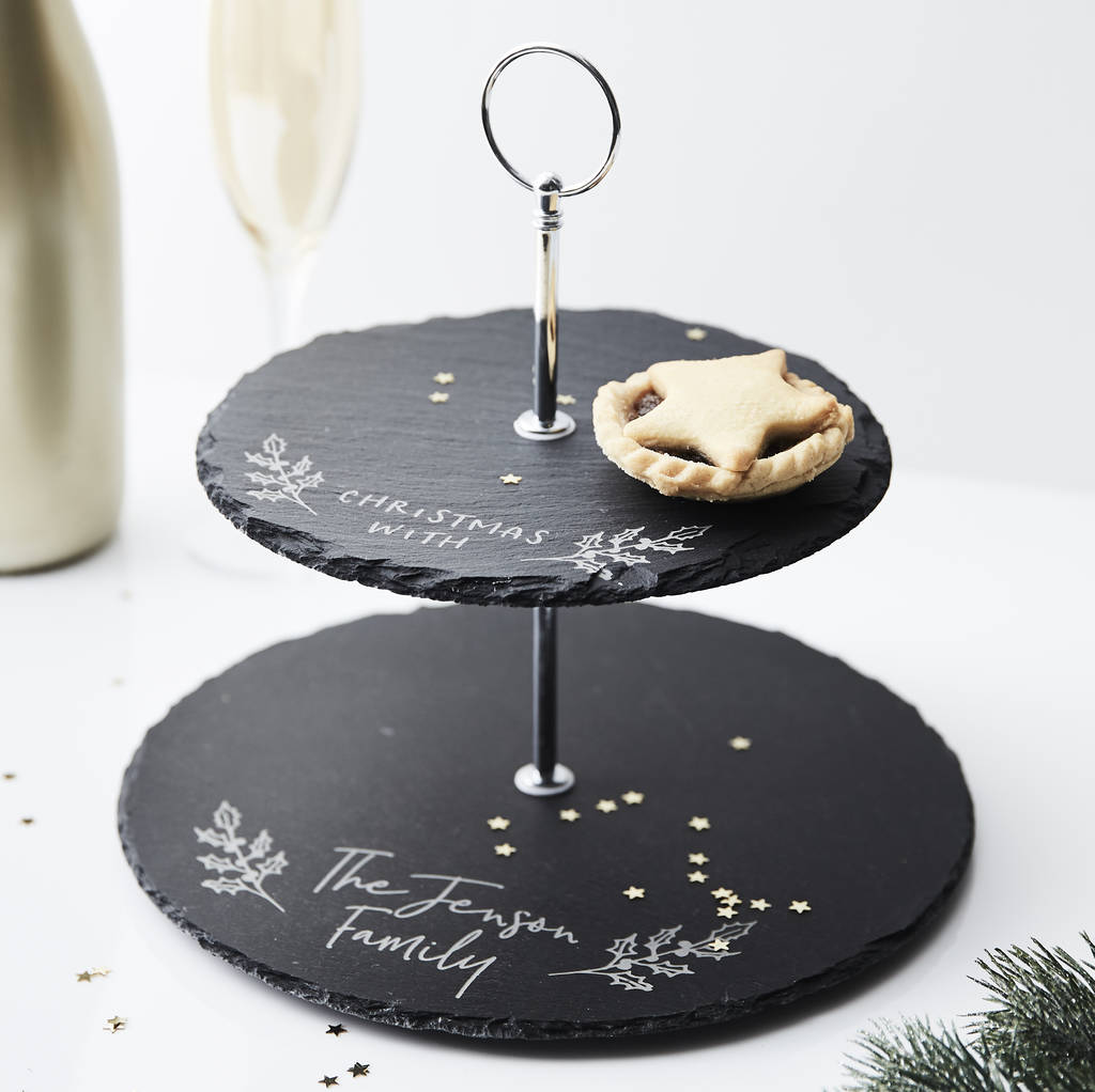 Personalised Christmas Mince Pie Stand, 1 of 6