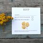 Pack 12 Yarrow Original Personalised RSVP Wedding Stationery, thumbnail 1 of 6