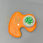Orange Trinket Tray And Jewellery Dish Accent Tray, thumbnail 2 of 11