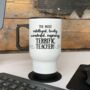 Personalised Terrific Teacher Travel Cup, thumbnail 1 of 2