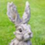38cm Tall Rabbit Hare Figurine Indoor Or Garden Decor, thumbnail 2 of 7
