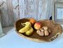 Handcrafted Teak Root Wooden Fruit Nuts Bowl – Large 40cm, thumbnail 1 of 5