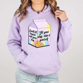 Organic Cotton Slogan Sweater Ruin Your Own Day, 2 of 4