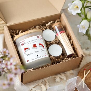 Christmas Gift For Families, Merry Christmas To Special Family Scented Candle, 2 of 7