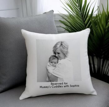 Personalised Photo Upload Cushion, 2 of 3