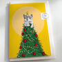 Catmas Tree Christmas Card, thumbnail 3 of 6