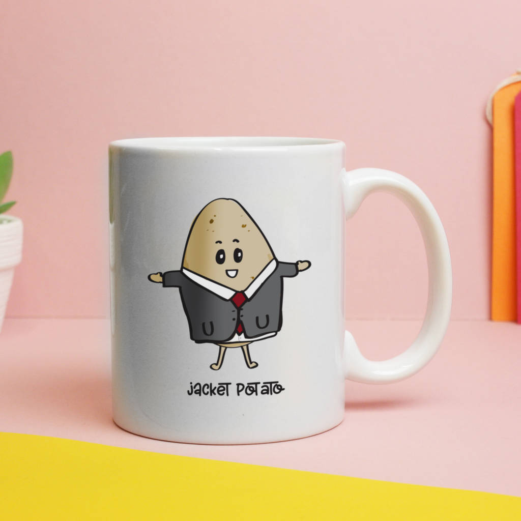 jacket potato funny food pun mug by glb graphics