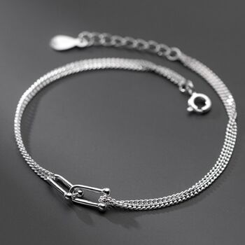 Sterling Silver Links Bracelet, 3 of 5