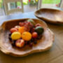Huge 50cm Wooden Fruit Bowl Handcrafted Teak Root, thumbnail 4 of 5