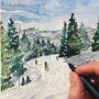 Personalised 'Special Place' Watercolour Illustration, thumbnail 9 of 10