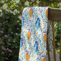 Bright Kingfisher Oragnic Cotton Tea Towel, thumbnail 1 of 9