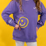 Children's Personalised Scribble Smiley Sweatshirt, thumbnail 3 of 12