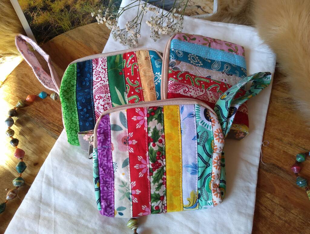 Floral Patchwork Coin Purse By Maishandmade