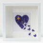 Personalised Framed 3D Pink Butterfly Heart, thumbnail 3 of 5