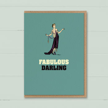 Funny Card For Her ‘Fabulous Darling’, 3 of 4