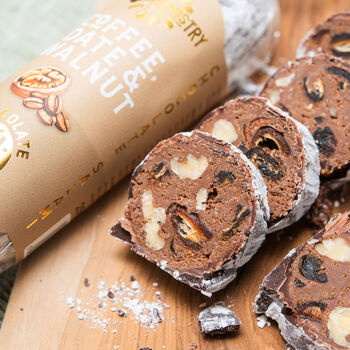 Coffee, Date And Walnut Chocolate Salami, 3 of 8