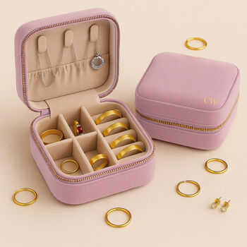 Personalised Velvet Jewellery Organiser, 4 of 12