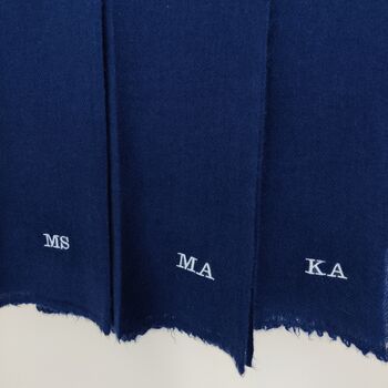 Personalised Unisex Pure Cashmere Woven Scarf, 10 of 12