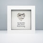 Personalised 25th Silver Anniversary Heart Frame Gift, thumbnail 1 of 6