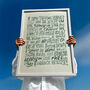 Take A Chance On Me, Abba Lyrics Print, Disco Print, thumbnail 1 of 12