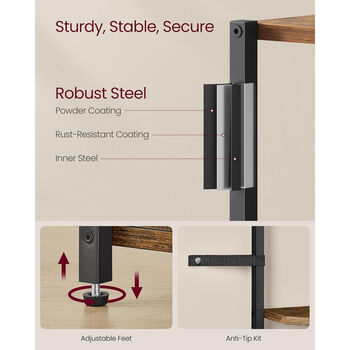 Five Tier Corner Shelf Storage Cabinet, 6 of 7