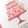 Bake Off Style 3D Birthday Cake Showstopper Card, thumbnail 9 of 9