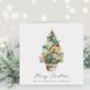 Personalised Christmas Tree Family Card *Up To Eight Personalised Baubles, thumbnail 4 of 7