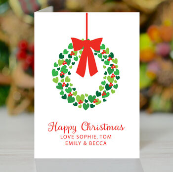 Personalised Sending Love At Christmas Card, 4 of 5