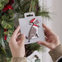 Springer Spaniel Dog Christmas Decoration Personalisation Available, thumbnail 2 of 8