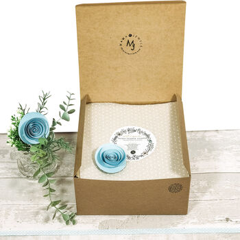 Pregnancy Gift Box Vegan Mum To Be Pamper Hamper Blue, 5 of 5